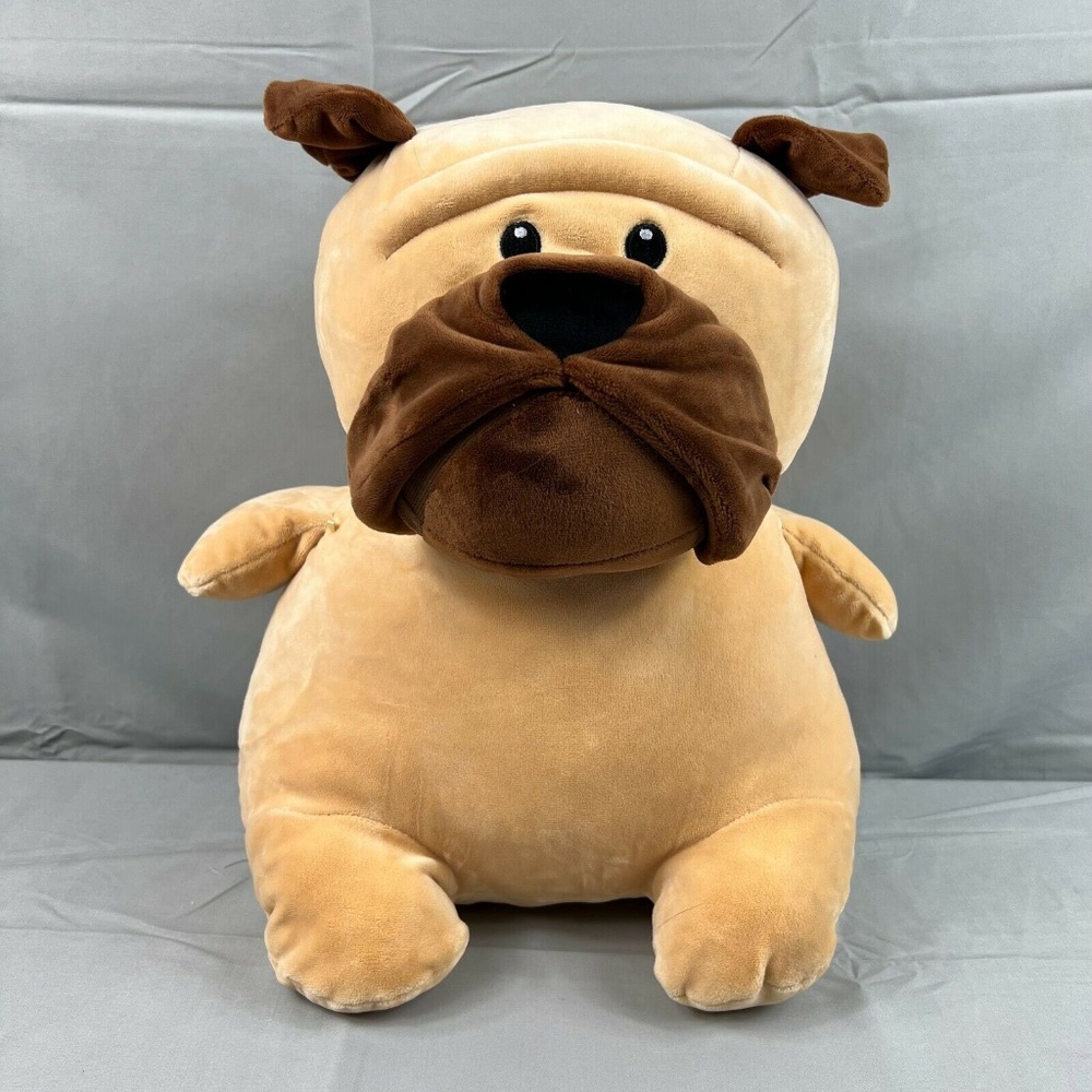 Spark Create Imagine BULLDOG Puppy Dog 15" Squishy Big Super Soft Plush